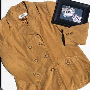 Jones New York Size L Faux Suede Coat